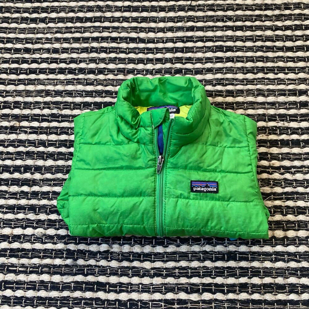 🌿Patagonia Nano Puff Baby Green Neon Full Zip Jacket 6M